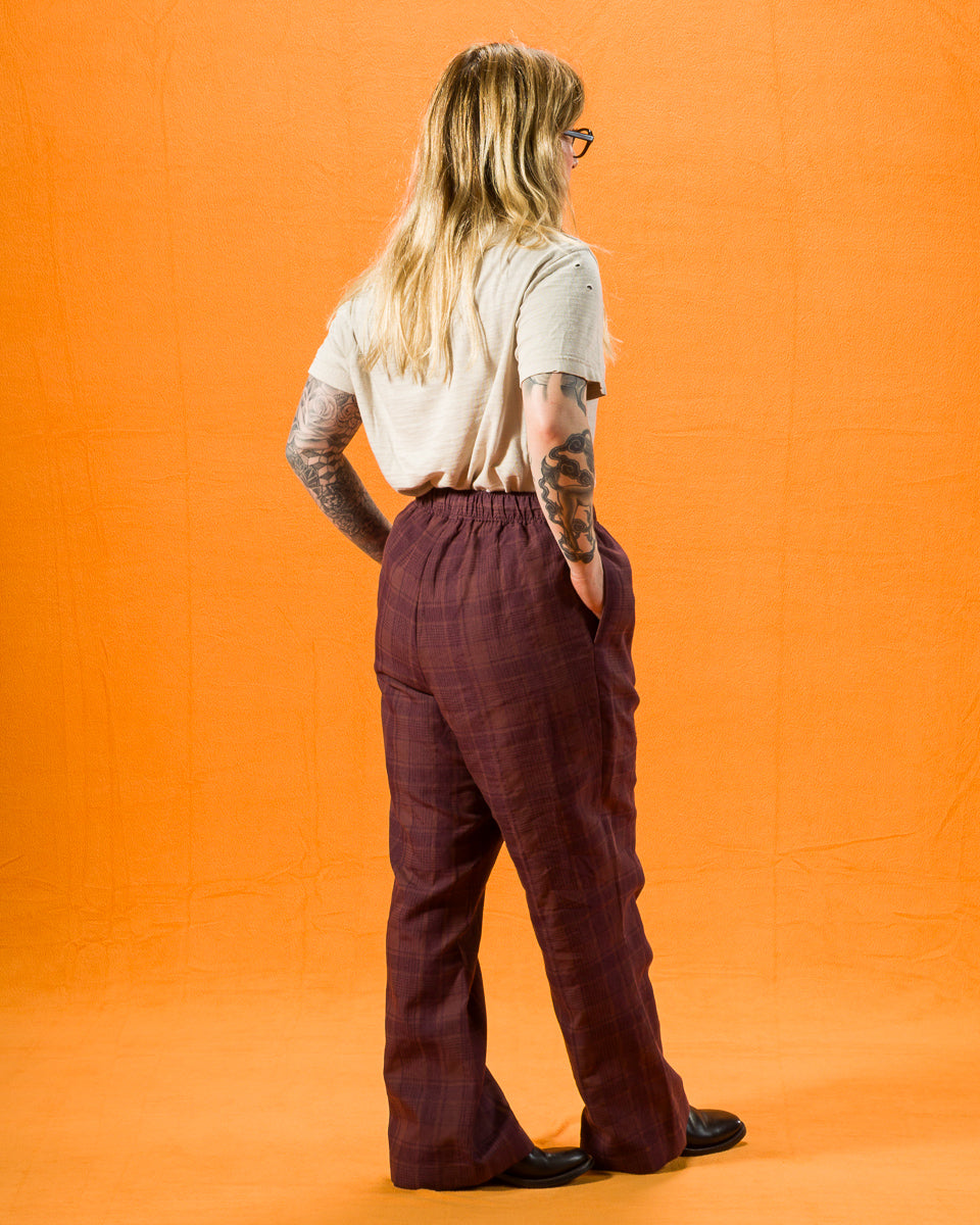 Gorsch Bell Bottom Easy Trousers - Brown - Standard & Strange