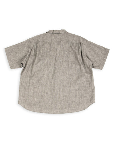 Gorsch Capri Short Sleeve Open Pullover Shirt - Dark Grey Yak Mix - Standard & Strange
