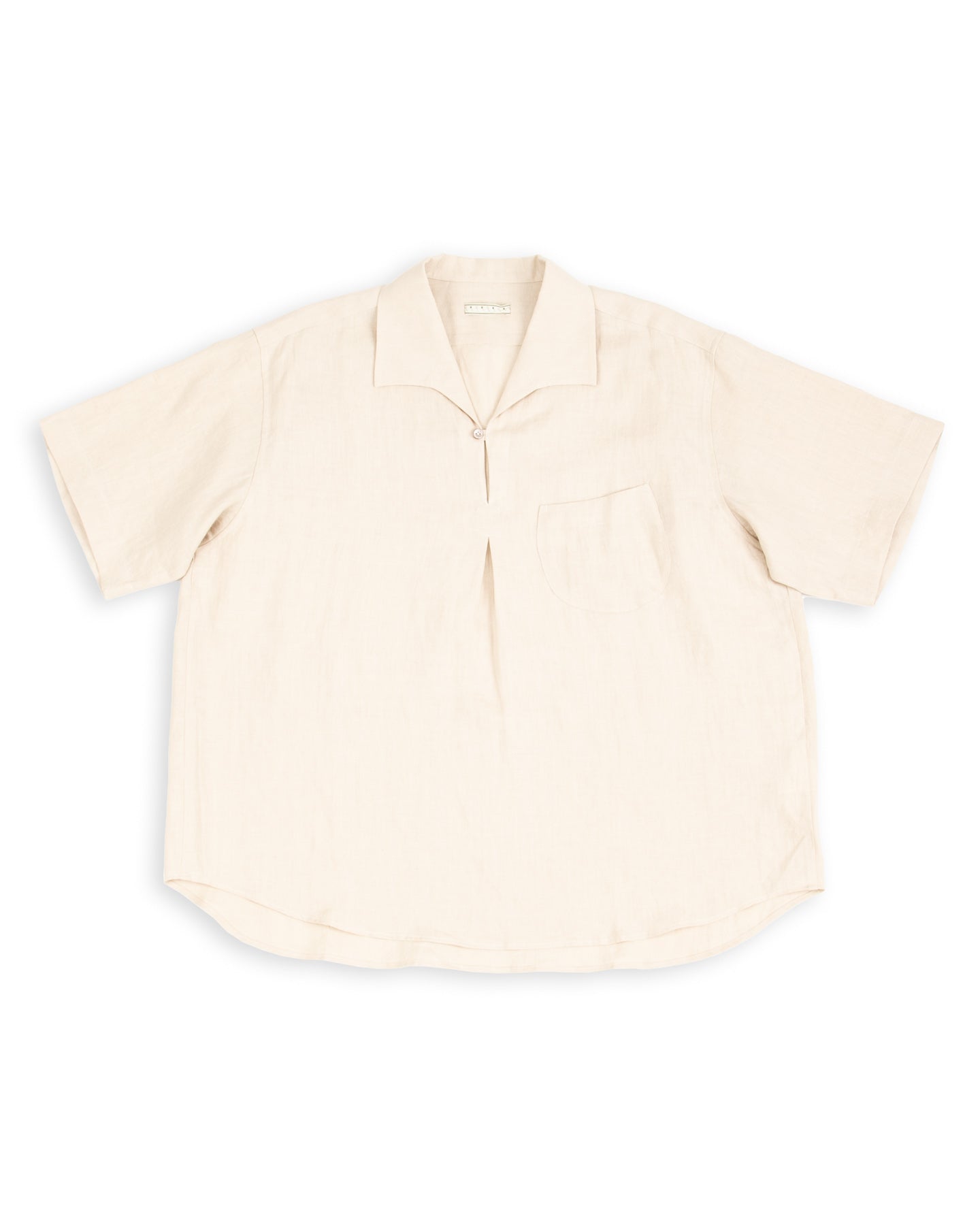 Gorsch Capri Short Sleeve Pullover Shirt - Beige Linen - Standard & Strange