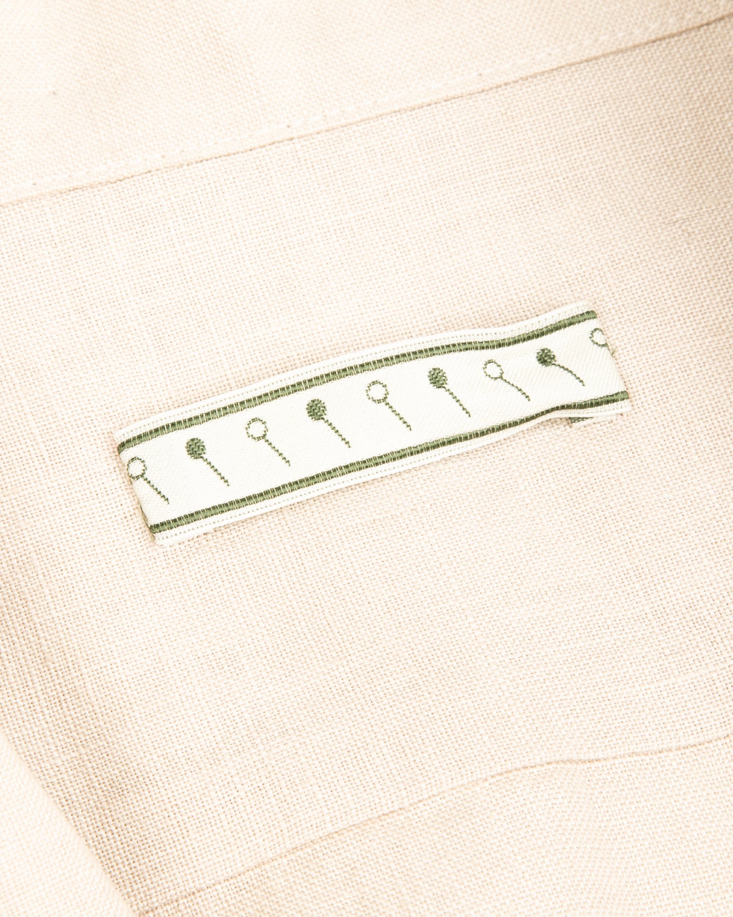 Gorsch Capri Short Sleeve Pullover Shirt - Beige Linen - Standard & Strange