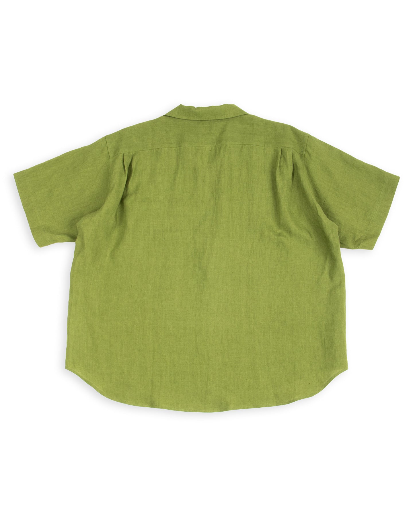 Gorsch Capri Short Sleeve Pullover Shirt - Olive Green Linen - Standard & Strange