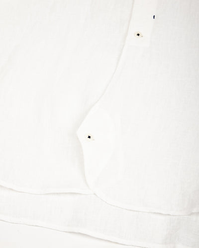 Gorsch Collar Shirt - Off White French Linen - Standard & Strange