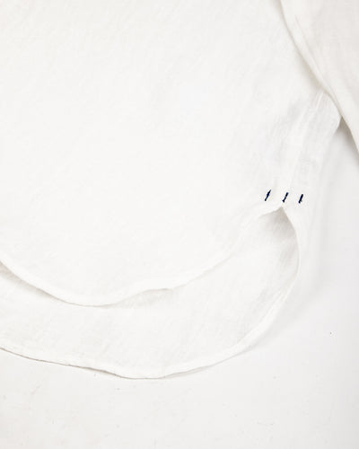 Gorsch Collar Shirt - Off White French Linen - Standard & Strange