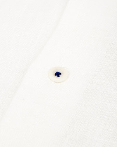Gorsch Collar Shirt - Off White French Linen - Standard & Strange