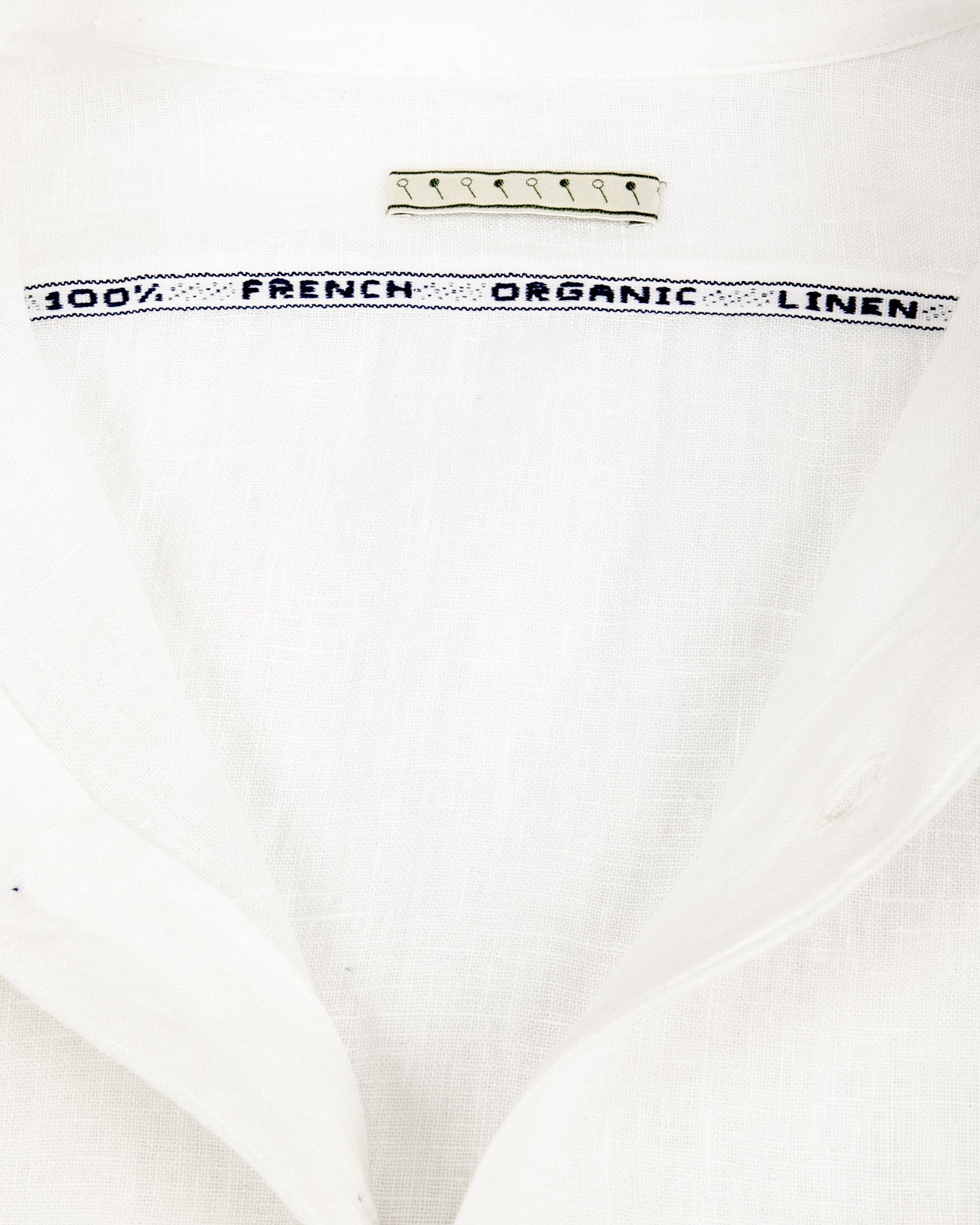 Gorsch Collar Shirt - Off White French Linen - Standard & Strange