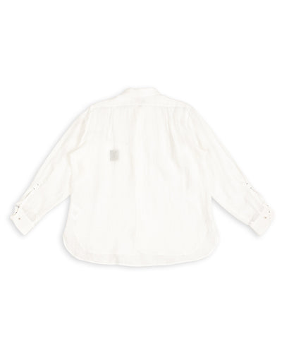 Gorsch Collar Shirt - Off White French Linen - Standard & Strange