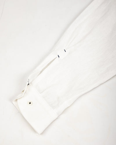 Gorsch Collar Shirt - Off White French Linen - Standard & Strange