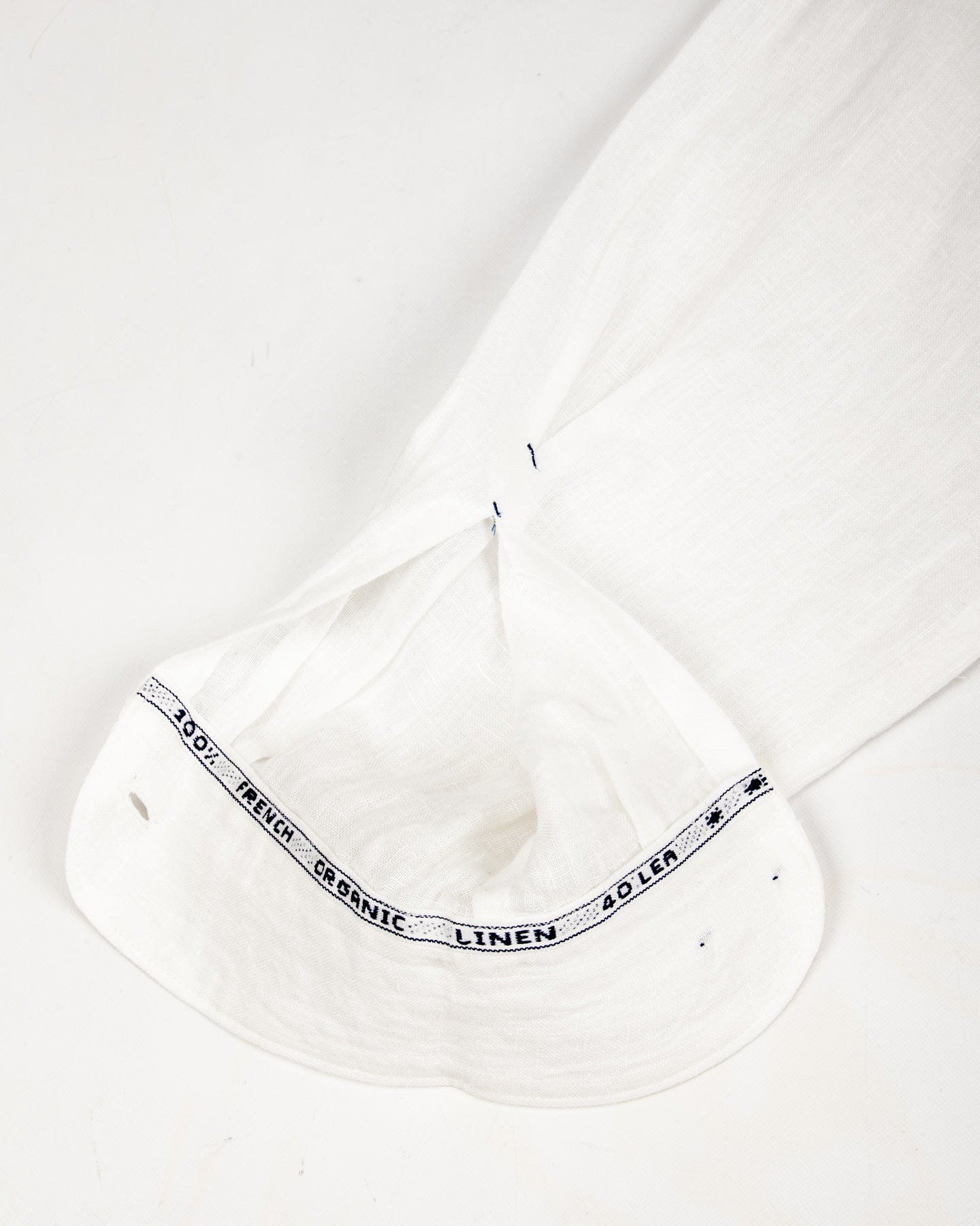 Gorsch Collar Shirt - Off White French Linen - Standard & Strange