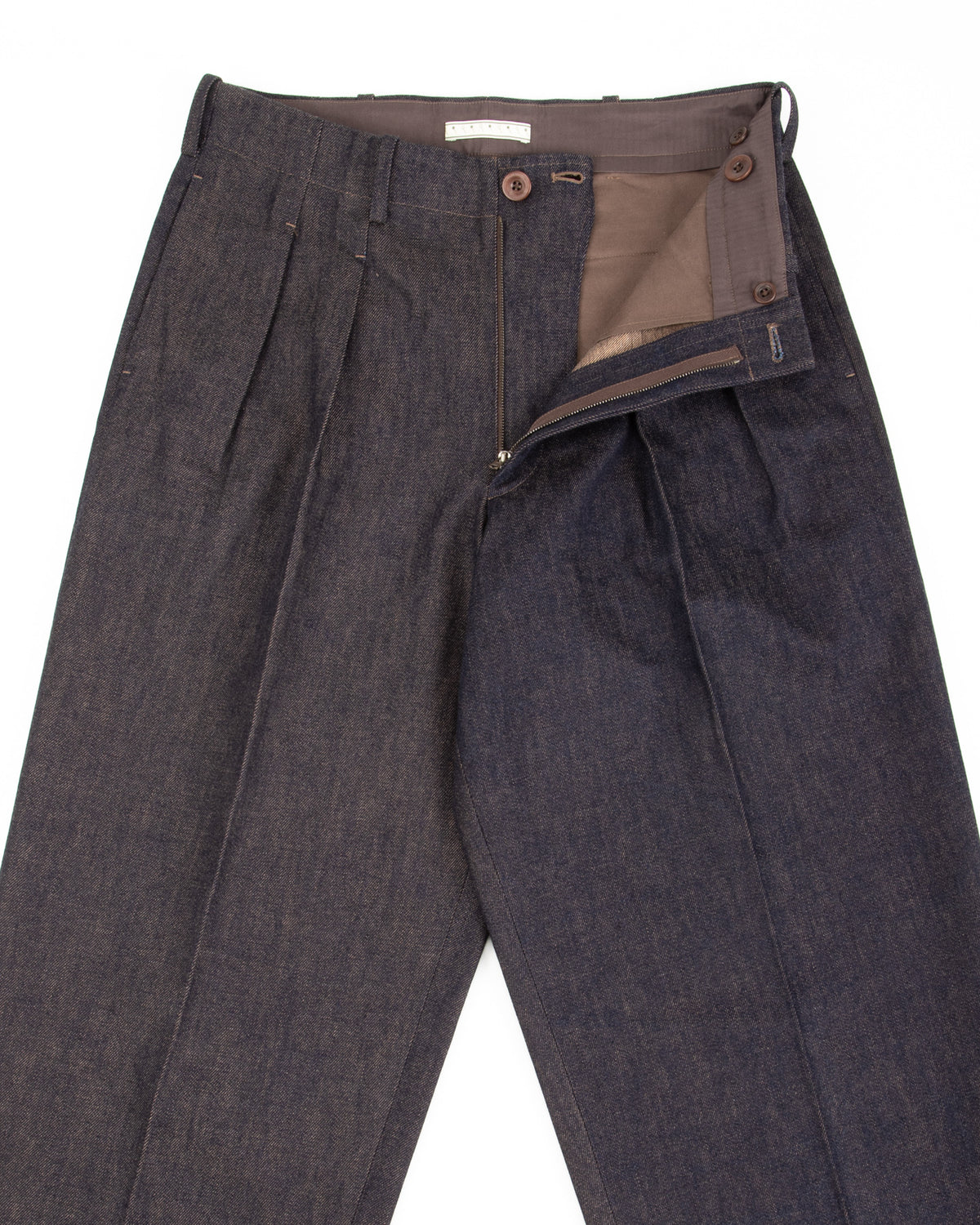 Gorsch Denim Two Tuck Trousers - Kakishibu - Standard & Strange