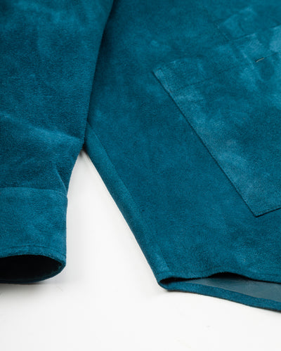 Gorsch Lamb Leather Shirt Jacket - Verdigris - Standard & Strange