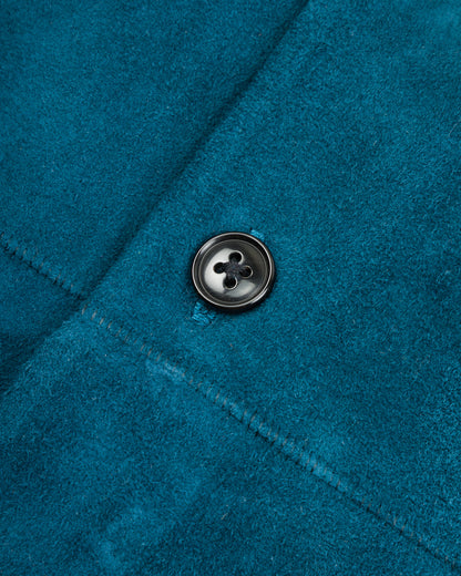 Gorsch Lamb Leather Shirt Jacket - Verdigris - Standard & Strange