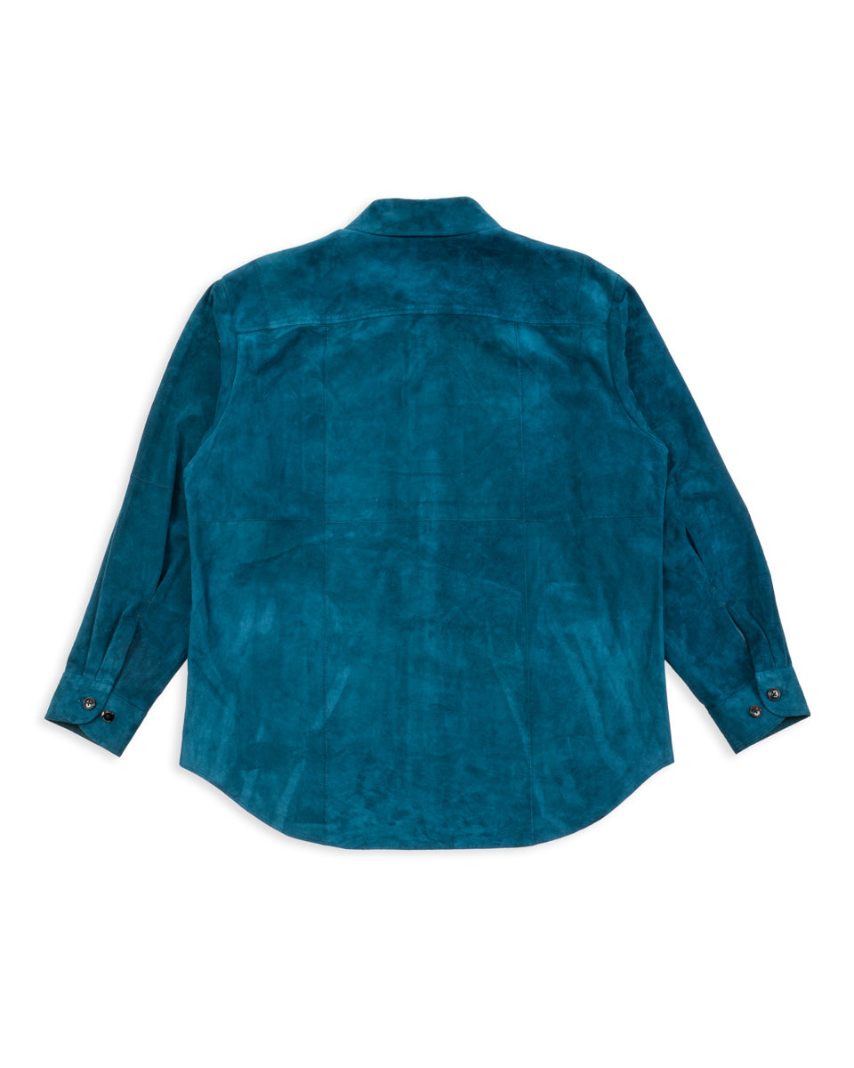 Lamb Leather Shirt Jacket - Verdigris – Standard & Strange
