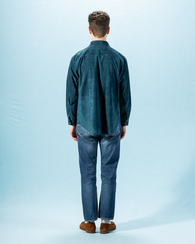 Gorsch Lamb Leather Shirt Jacket - Verdigris - Standard & Strange