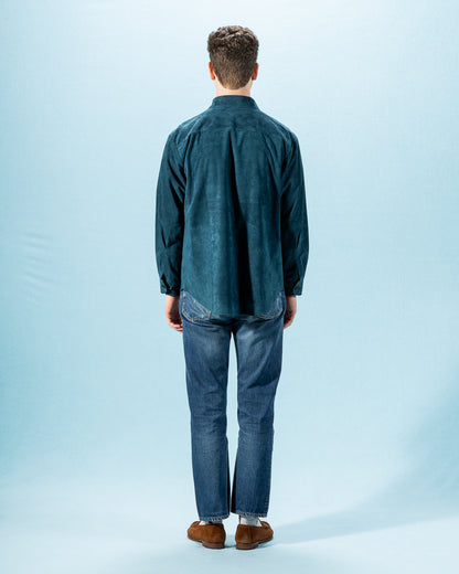 Gorsch Lamb Leather Shirt Jacket - Verdigris - Standard & Strange