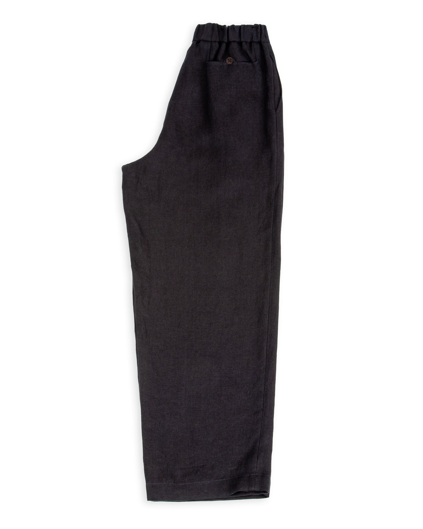 Gorsch Linen Easy Trousers - Navy/Brown - Standard & Strange