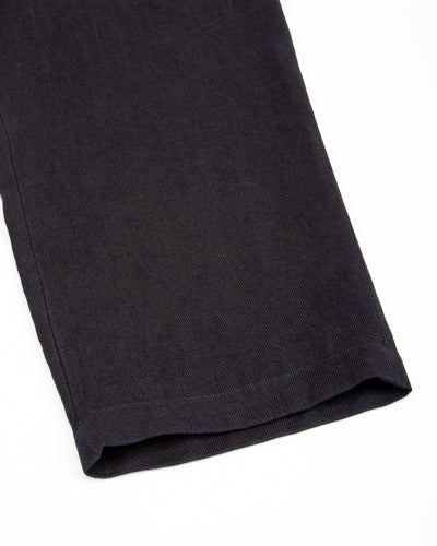 Gorsch Linen Easy Trousers - Navy/Brown - Standard & Strange