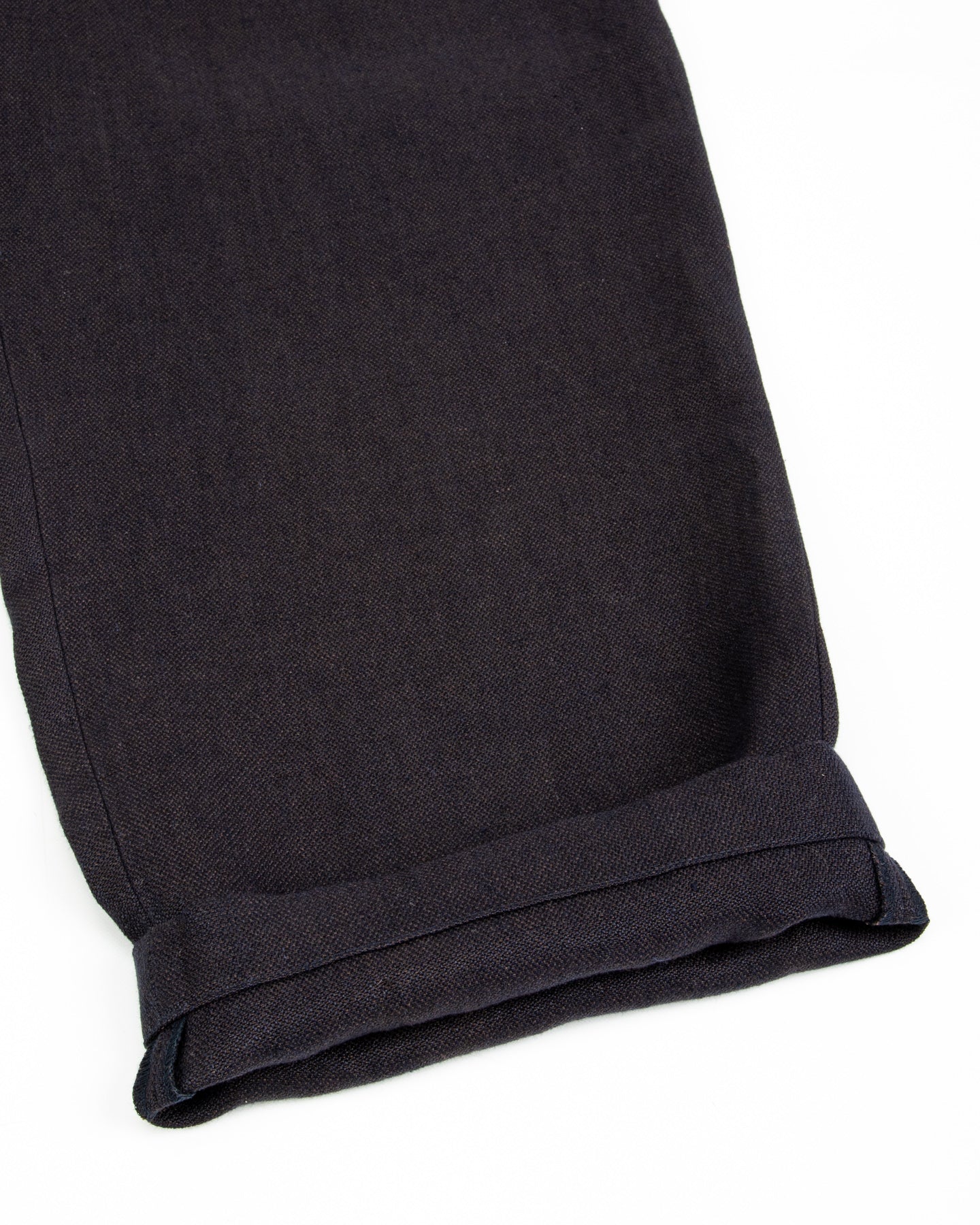 Gorsch Linen Easy Trousers - Navy/Brown - Standard & Strange