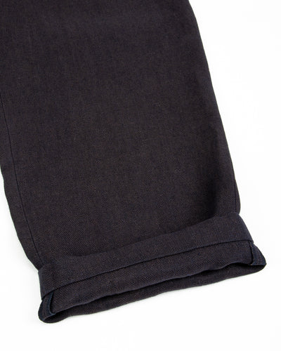 Gorsch Linen Easy Trousers - Navy/Brown - Standard & Strange