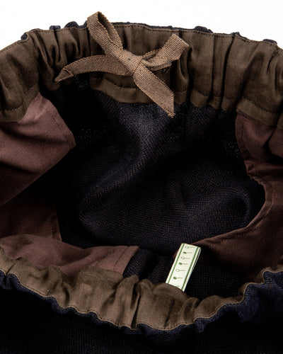 Gorsch Linen Easy Trousers - Navy/Brown - Standard & Strange