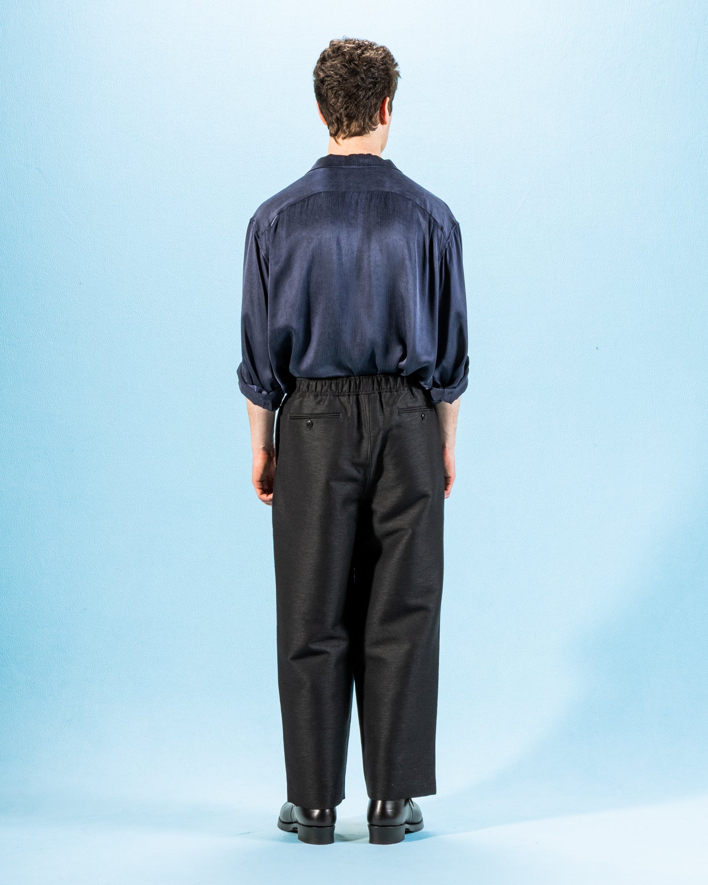 Gorsch One Size Wool Hemp Easy Trousers - Black - Standard & Strange