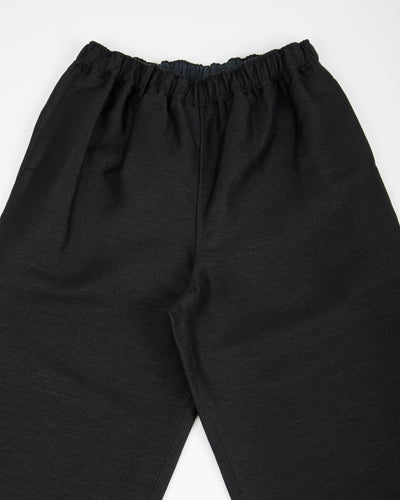 Gorsch One Size Wool Hemp Easy Trousers - Black - Standard & Strange