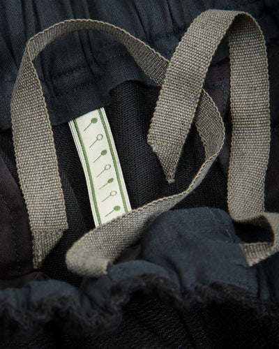 Gorsch One Size Wool Hemp Easy Trousers - Black - Standard & Strange