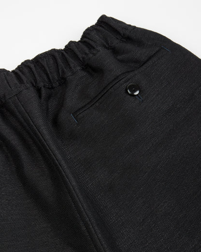 Gorsch One Size Wool Hemp Easy Trousers - Black - Standard & Strange