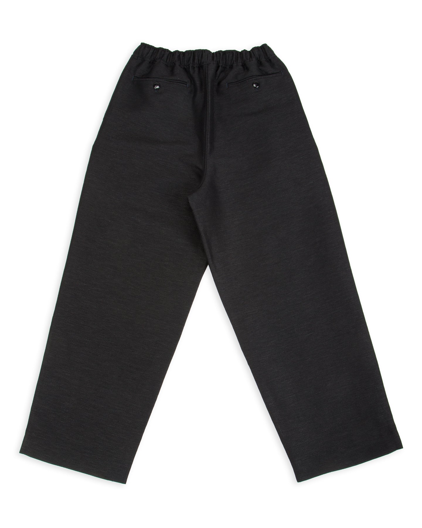Gorsch One Size Wool Hemp Easy Trousers - Black - Standard & Strange