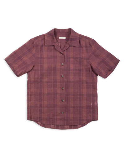 Gorsch Short Sleeve Check Shirt - Brown - Standard & Strange