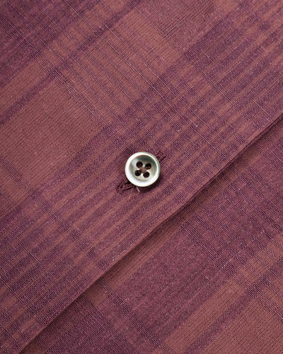 Gorsch Short Sleeve Check Shirt - Brown - Standard & Strange