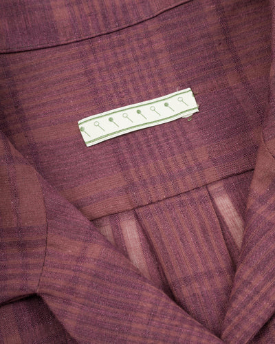 Gorsch Short Sleeve Check Shirt - Brown - Standard & Strange