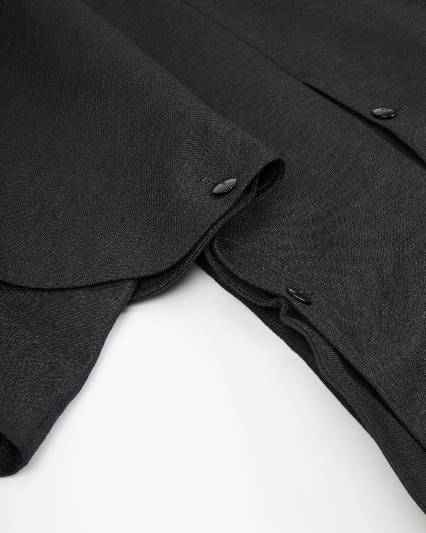 Gorsch Wool Hemp Cape Coat - Black - Standard & Strange