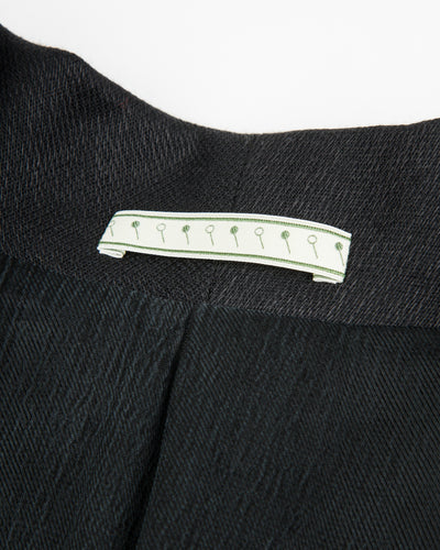 Gorsch Wool Hemp Cape Coat - Black - Standard & Strange