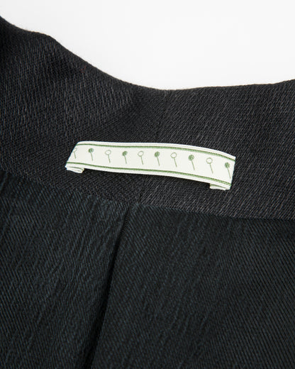 Gorsch Wool Hemp Cape Coat - Black - Standard & Strange