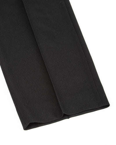 Gorsch Wool Two Tuck Trousers - Black Flannel - Standard & Strange