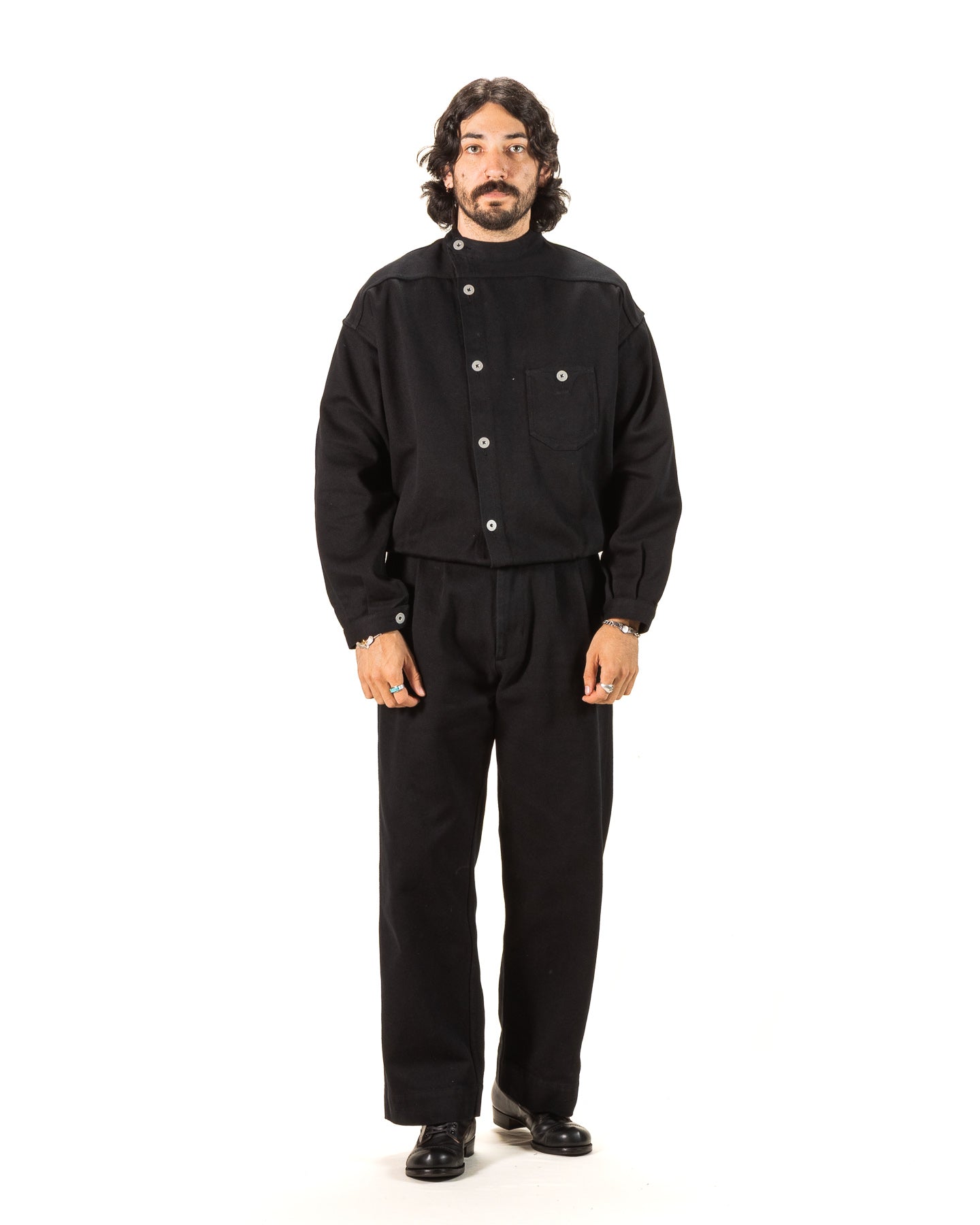 Norrgårde Jacket - Heavy Italian Twill Black