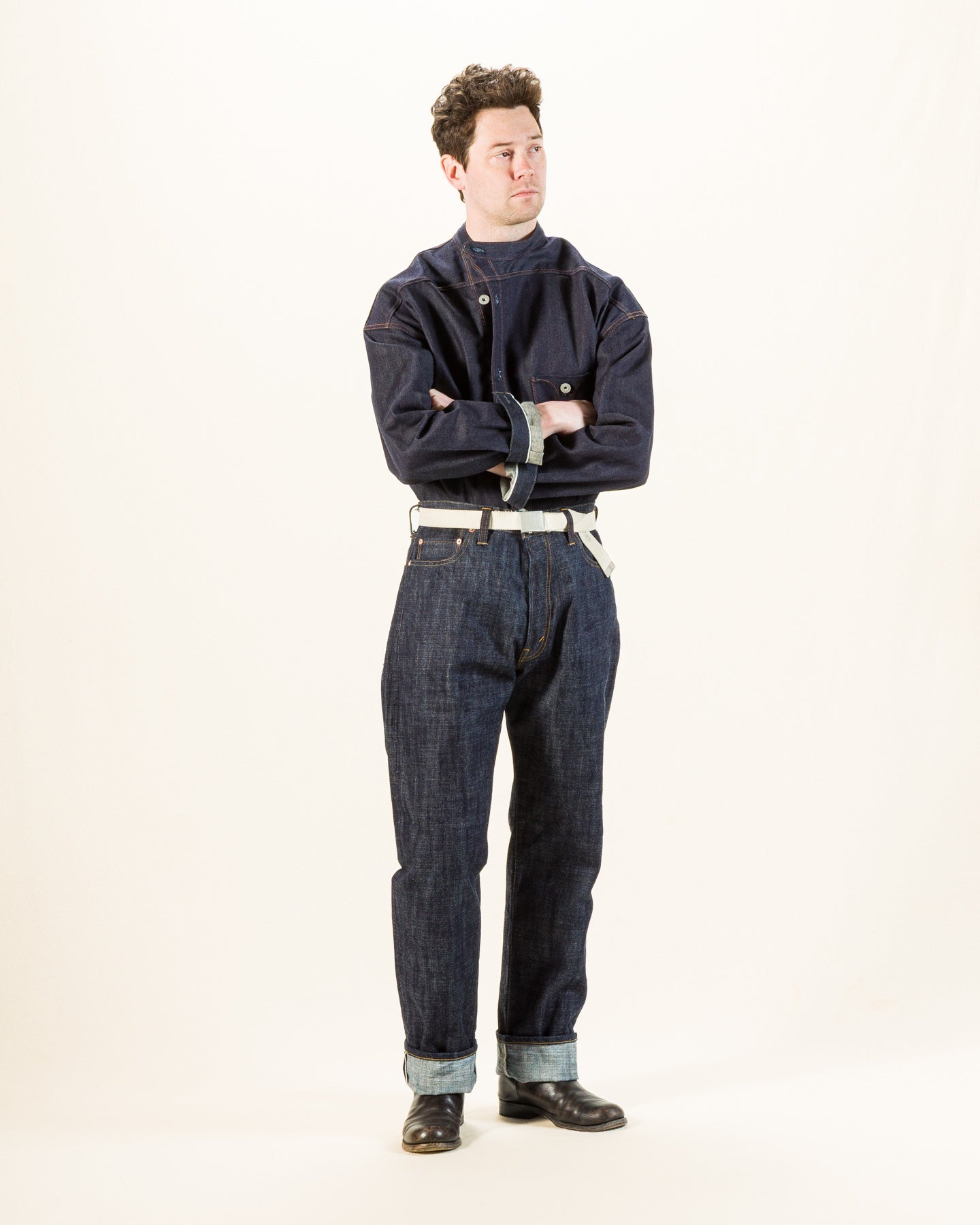 Relaxed Hara Jean - 14.5 oz Slub Kasuri Denim – Standard & Strange