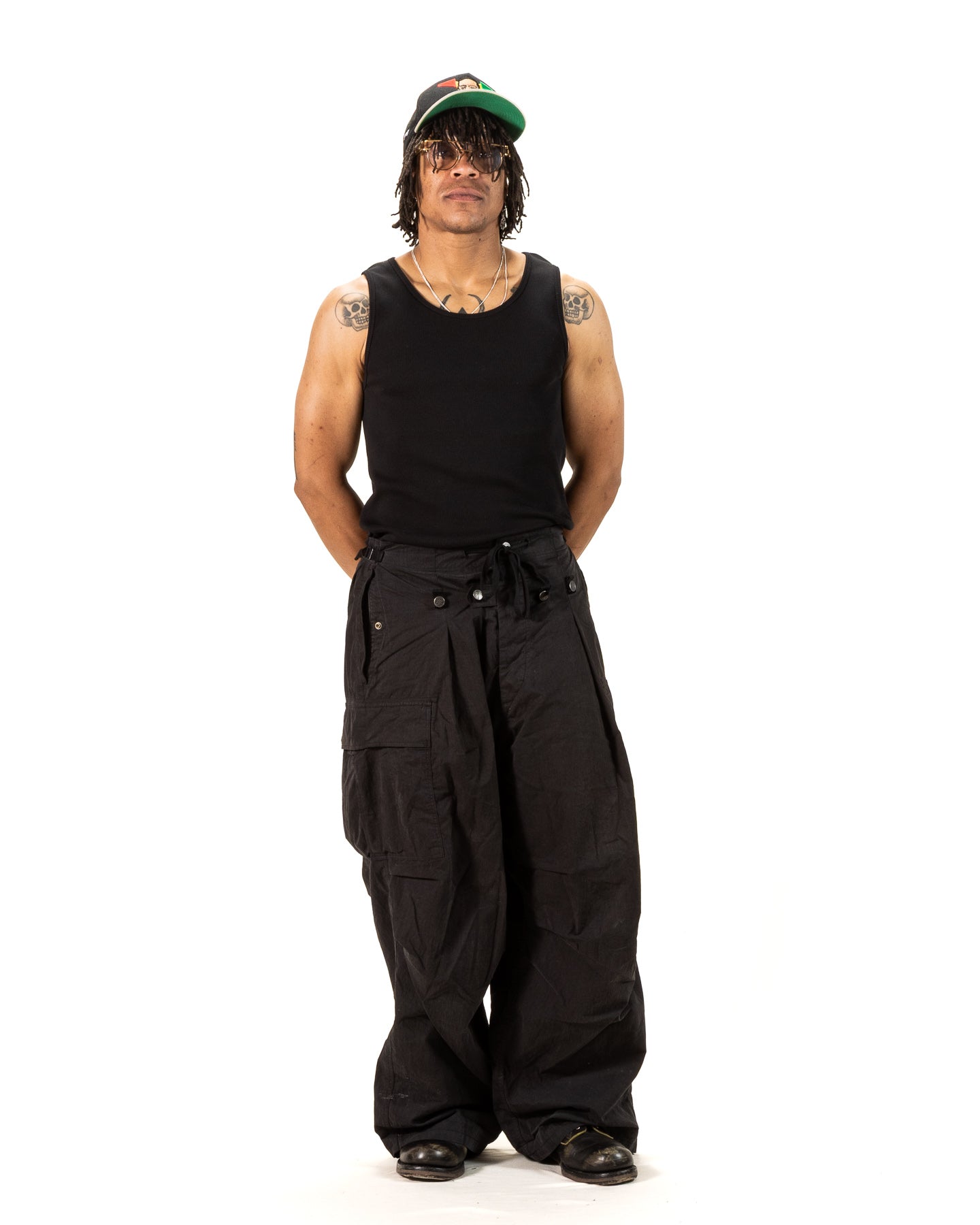 Vidunge Tank Top - Heavy Cotton Rib Black