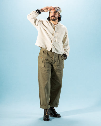 Monad London Gray Shirt - Natural Handwoven Nigerian Cotton - Standard & Strange