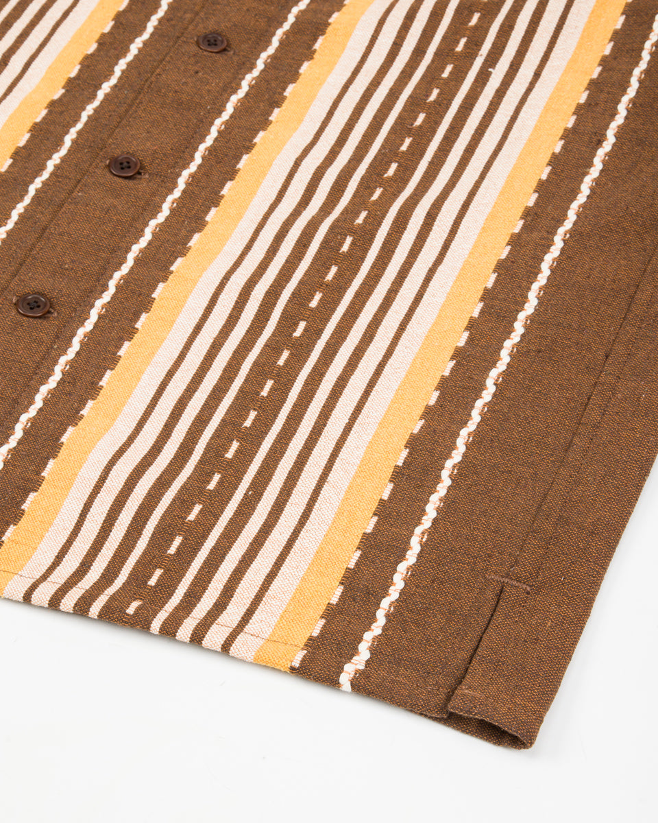 Graziano and Gutiérrez Camp Shirt - Brown / Yellow - Standard & Strange