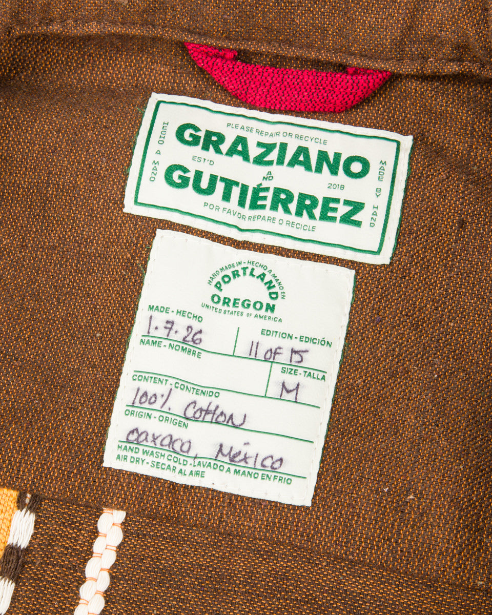 Graziano and Gutiérrez Camp Shirt - Brown / Yellow - Standard & Strange