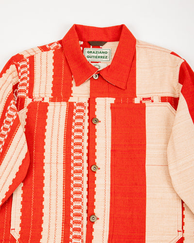 Graziano and Gutiérrez Trucker Jacket - Red Striped - Standard & Strange