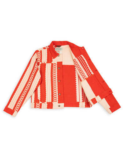 Graziano and Gutiérrez Trucker Jacket - Red Striped - Standard & Strange