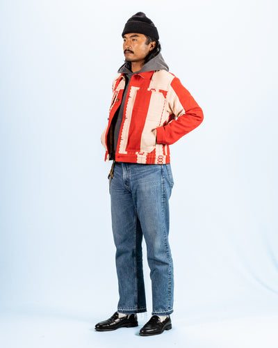Graziano and Gutiérrez Trucker Jacket - Red Striped - Standard & Strange