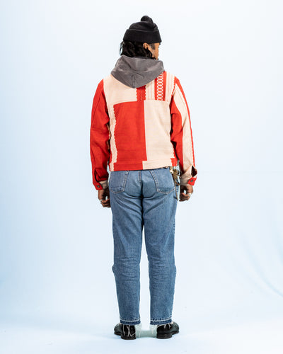 Graziano and Gutiérrez Trucker Jacket - Red Striped - Standard & Strange