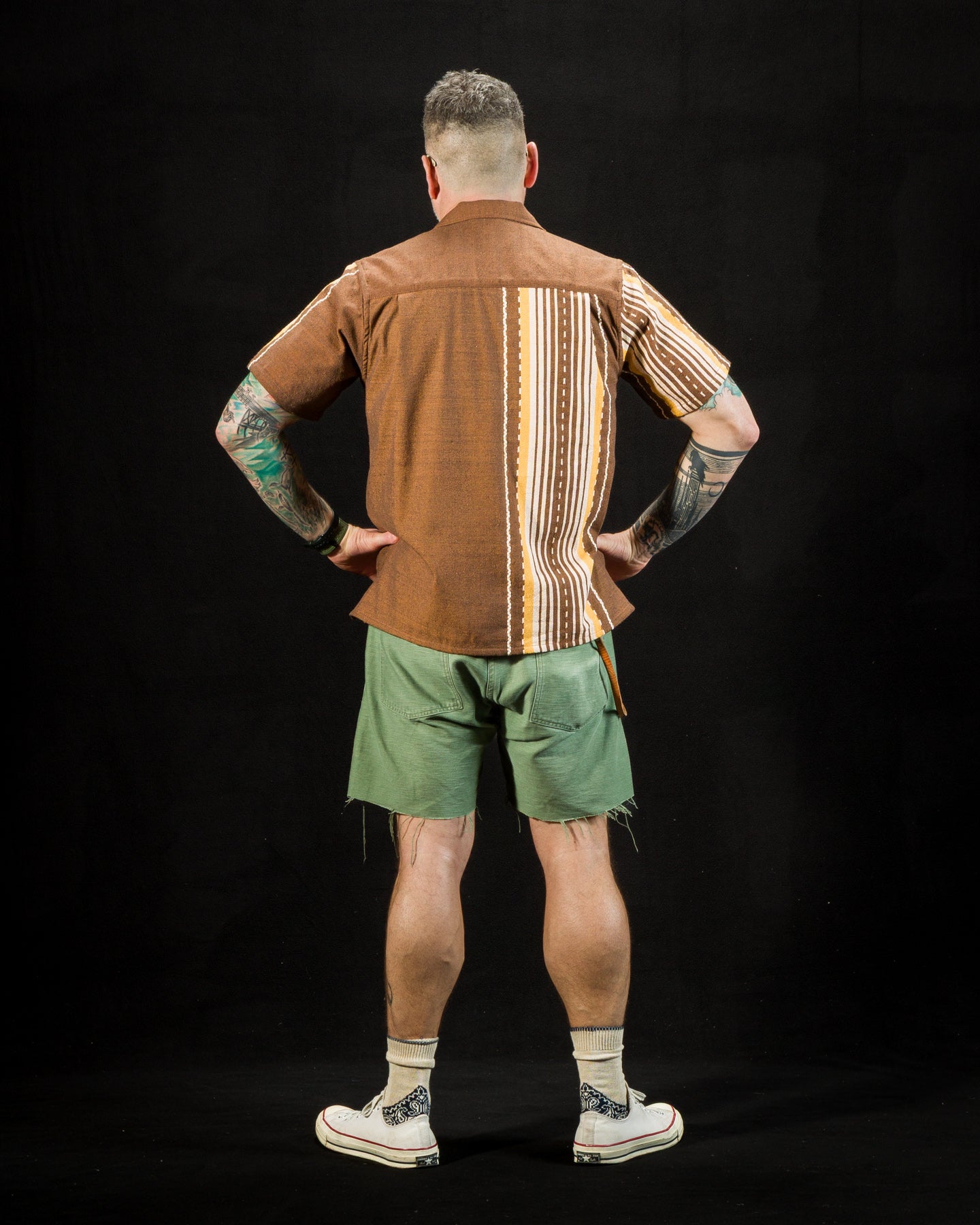 Graziano and Gutiérrez Camp Shirt - Brown / Yellow - Standard & Strange
