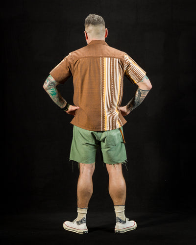 Graziano and Gutiérrez Camp Shirt - Brown / Yellow - Standard & Strange