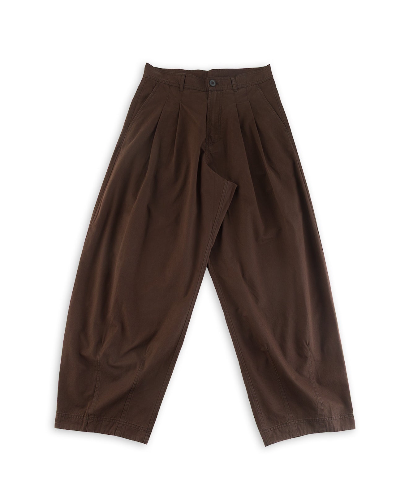 Andrew Wide Cut Trousers - Coffee Drill – Standard & Strange