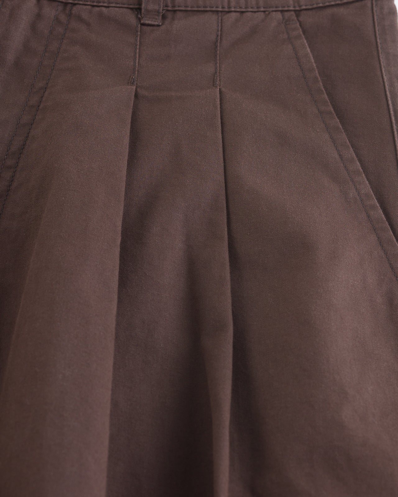 Hansen Andrew Wide Cut Trousers - Coffee Drill - Standard & Strange
