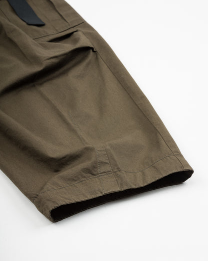 Hansen Benny Super Wide Balloon Trouser - Olive Drill - Standard & Strange